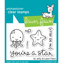 Lawn Fawn SO JELLY stamp set: